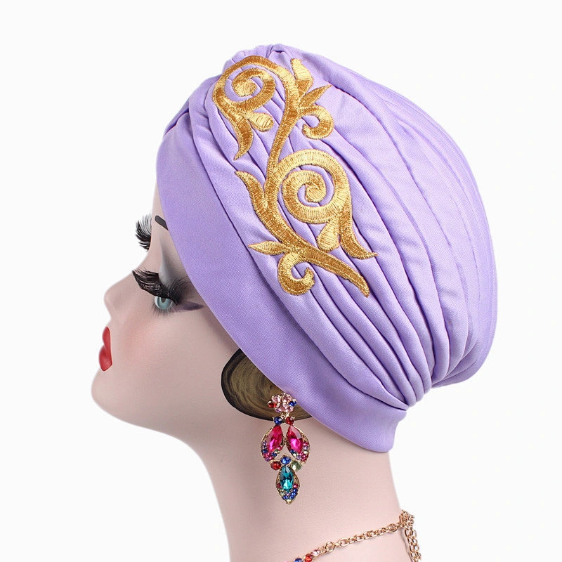 arabic india custom turban beanie muslim lady cap women keep warm hats