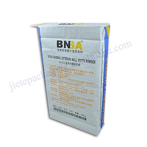 High quality 25kg stand up white kraft paper cement packaging bag for gypsum powder,mortar
