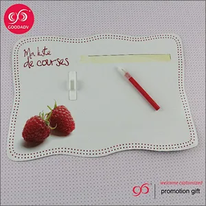 Paper strawberry printing refrigerator magnet memo board