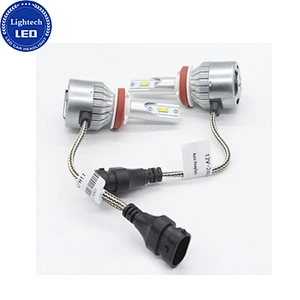 High Quality Dual Color Led Headlight C6 Led Auto Light Lamp H4 H13 9004 9007 H1 H3 H7 H8 H9 9005 9006 Headlight Car Led H11