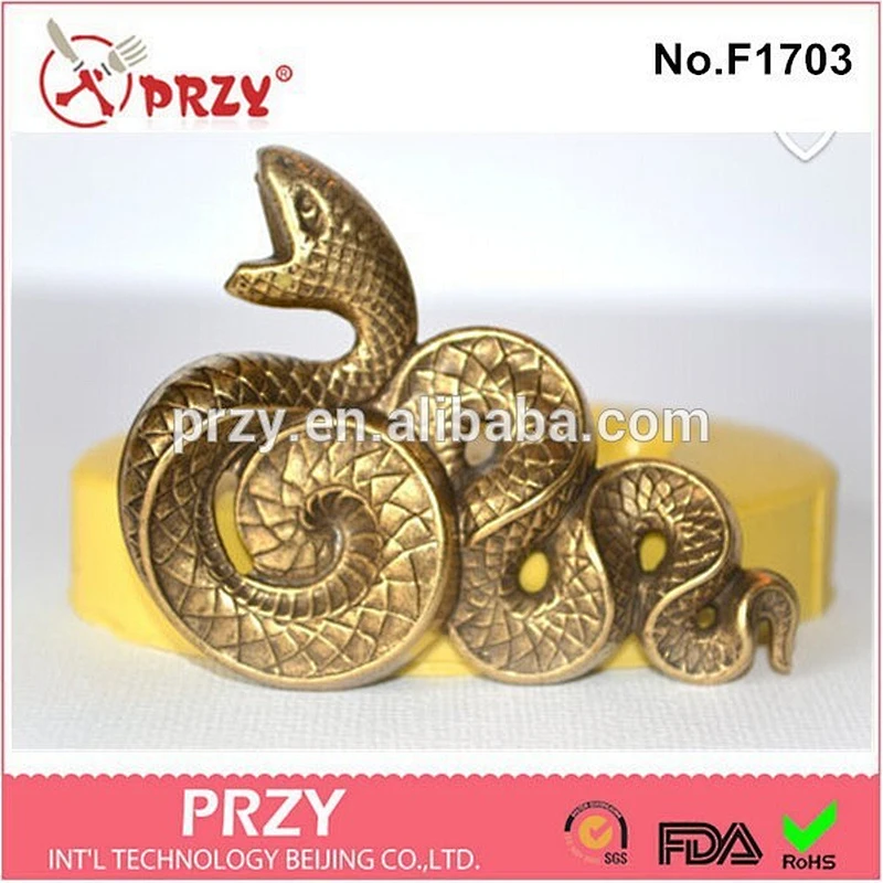 2015 hotsale Snake cake decor silicone cake mold