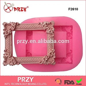 F2610 frame mold Silicone Fondant Cake Decorating Mold Baking Mold