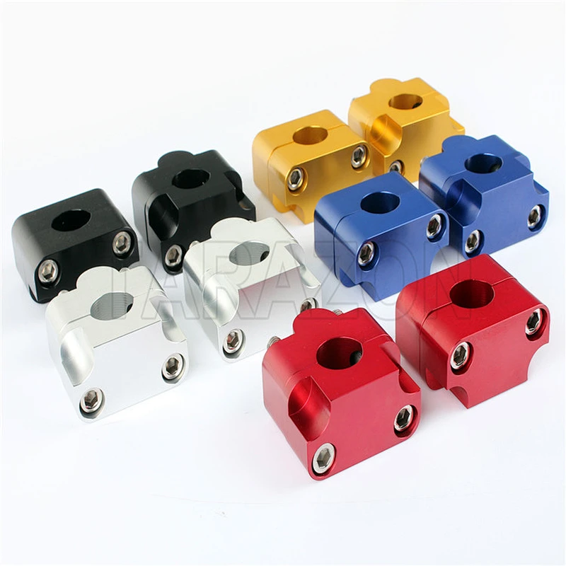 Motorcycle spare parts handlebar riser mount clamp for racing bike
