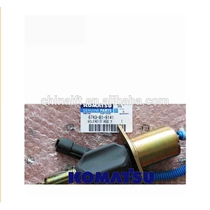 PC300-7 6D114 stop solenoid valve 6743-81-9141 PC360-7 600-815-7550 PC200-8 EX200-2/3/5 start ignition switch 250350