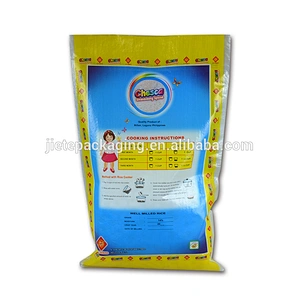 Blue PP woven bag, 25kg 50kg pp woven flour rice bag packing cotton bag