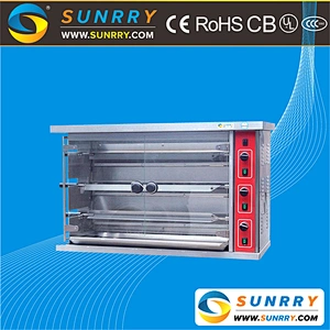 Stainless steel 3 layer gas 15pcs industrial and commercial chicken oven roaster