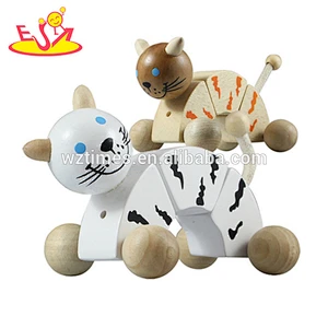 wholesale kids rabbit bell cart toy cute baby wooden rabbit bell cart toy superior wooden rabbit bell cart toy W04A047