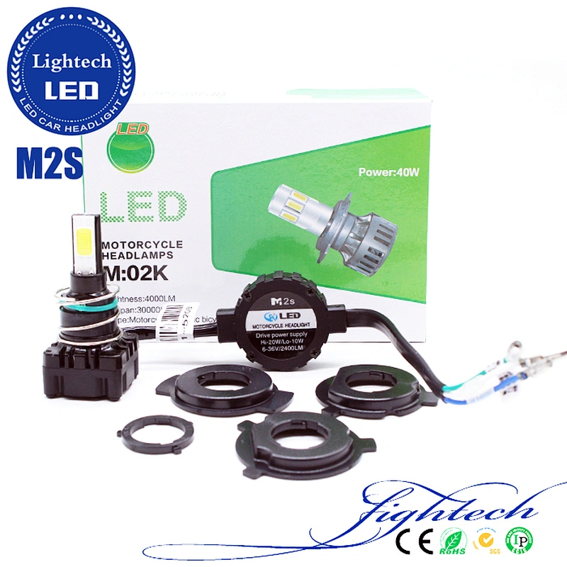 Motorcycle Light 2 Side 20W Hi Low LED Headlight