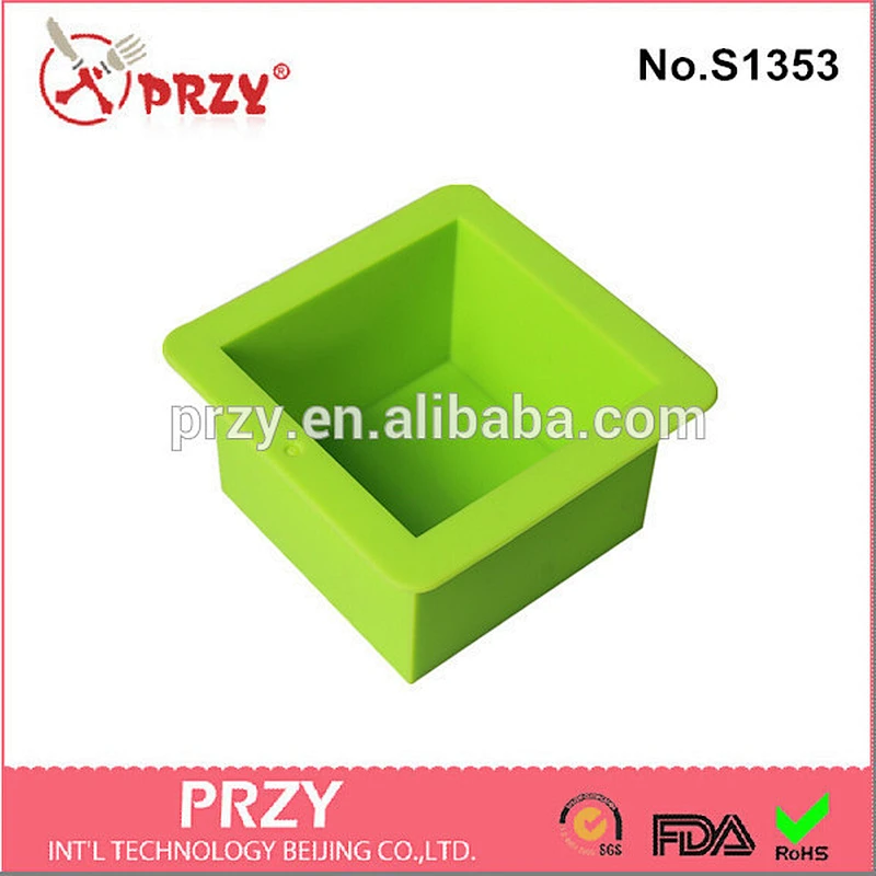 handmade silicone toast soap mold