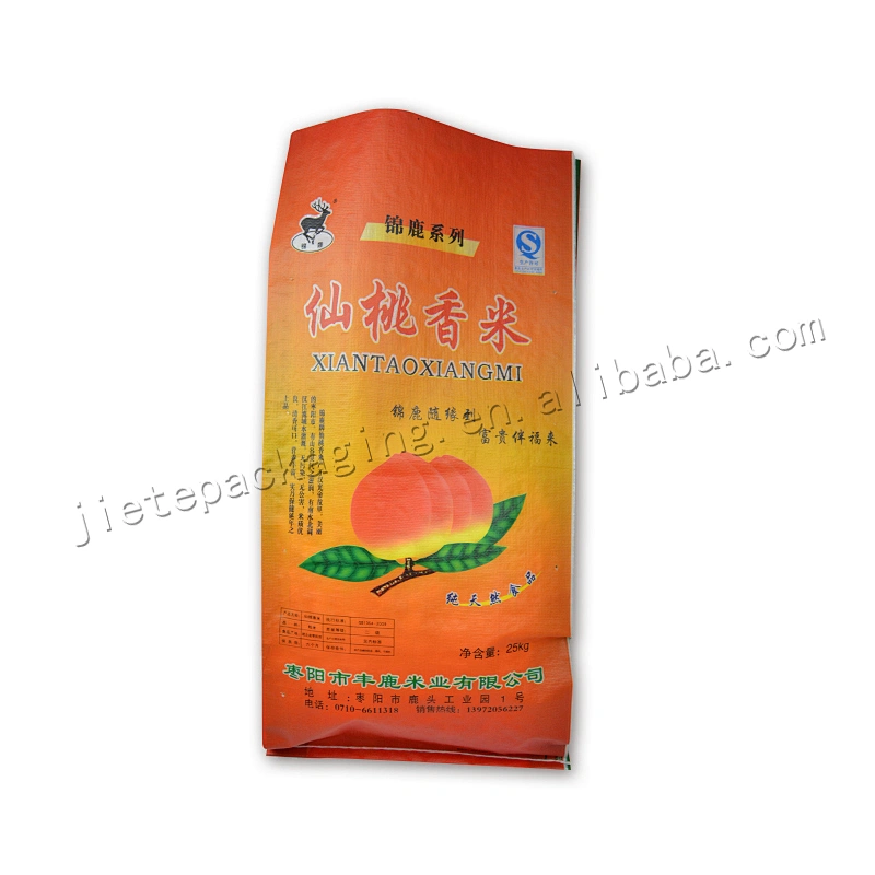 Sell well 25kg transparent plastic pp woven rice packing bag wholesale