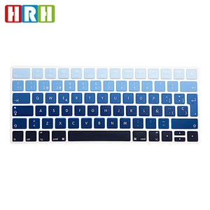 Spanish Ombre Color Keyboard Protector Cover Skin For Magic Keyboard MLA22LLB/A,EU Spanish keyboard skin