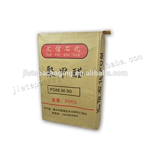 25kg Multilayer kraft paper packaging bag/sacks for chemical,mortar,cement,tile adhesive,wall putty powder