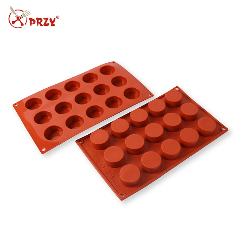 round shape Cake Tools Cupcake Chocolate Baking Tray Silicone Mousse Cake Mold Muffin Pan