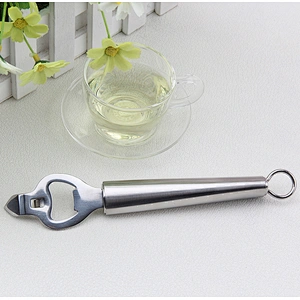 Durable Stainless Steel Bottle Opener With Wood Handle