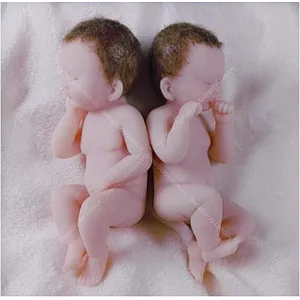 Lovely 3D Baby mold Soap fondant cake  mould Sleeping baby Candle silicone molds