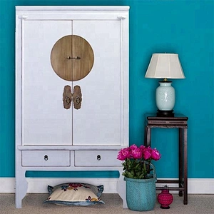 oriental solid wood pine storage bedroom furniture