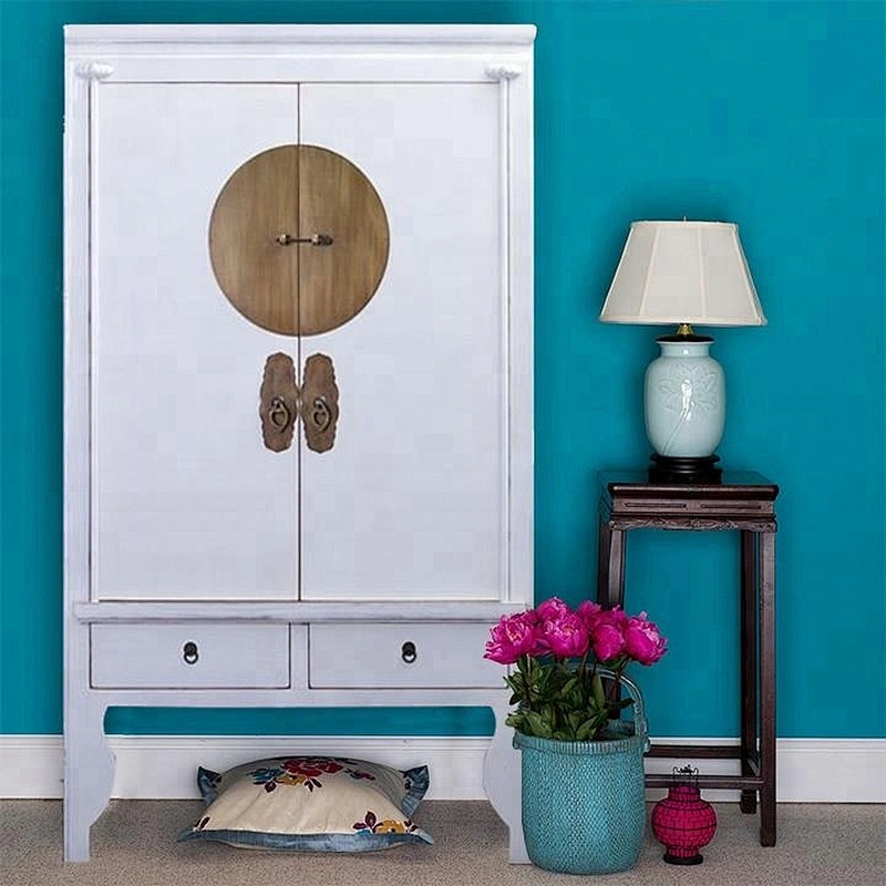 oriental solid wood pine storage bedroom furniture