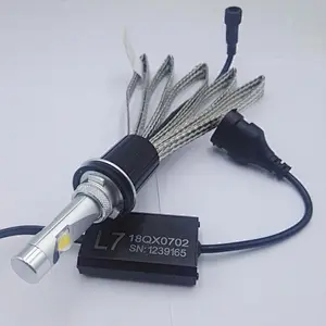 2018 motorcycle light H11 LED car Headlight kit /copper belt L7 60w Crees XHP70 LED Headlight kit