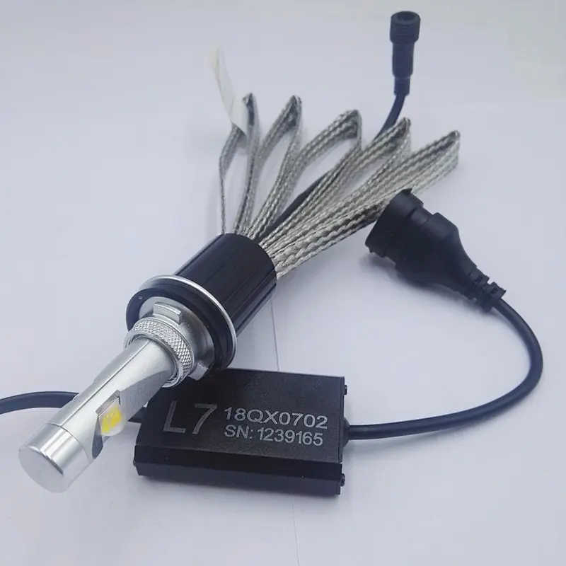 2018 motorcycle light H11 LED car Headlight kit /copper belt L7 60w Crees XHP70 LED Headlight kit