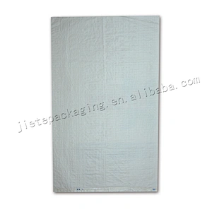 Bopp laminated plain white PP Woven Bag Sack for 20kg sand,bopp laminated pp wall putty bag
