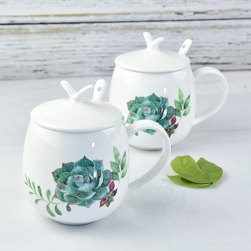 Customized Logo Water Coffee Mug Free Sample Factory in-stock Cup Creative Exquisite Ceramic Cup with Handle