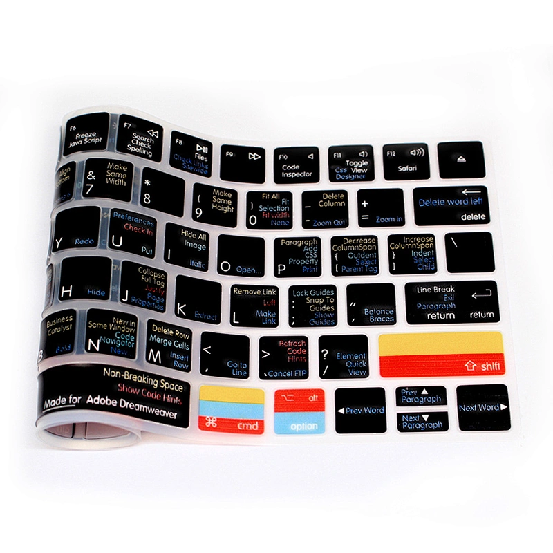 Dreamweaver Silicone Laptop Keyboard Skin shortcut Hotkeys silicone  for magic keyboard  MLA22LLB/A Keyboard Covers