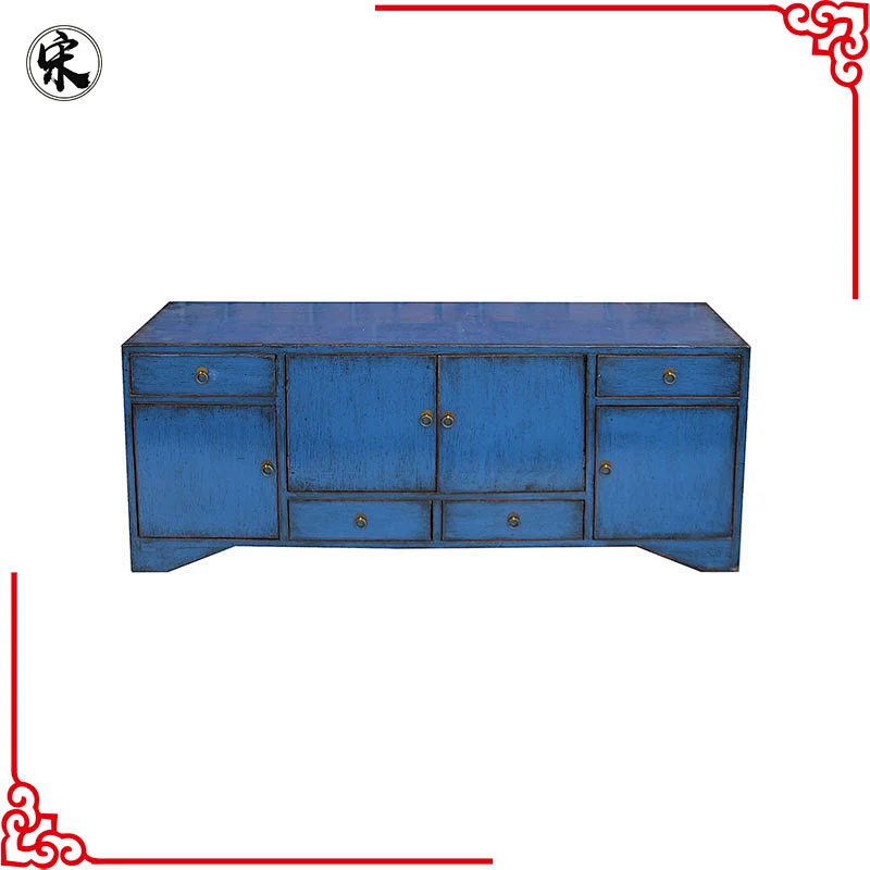 chinese antique lacquered tv cabinet living room furniture