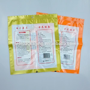 Most popular recycled food packaging use custom printed PE plastic bag