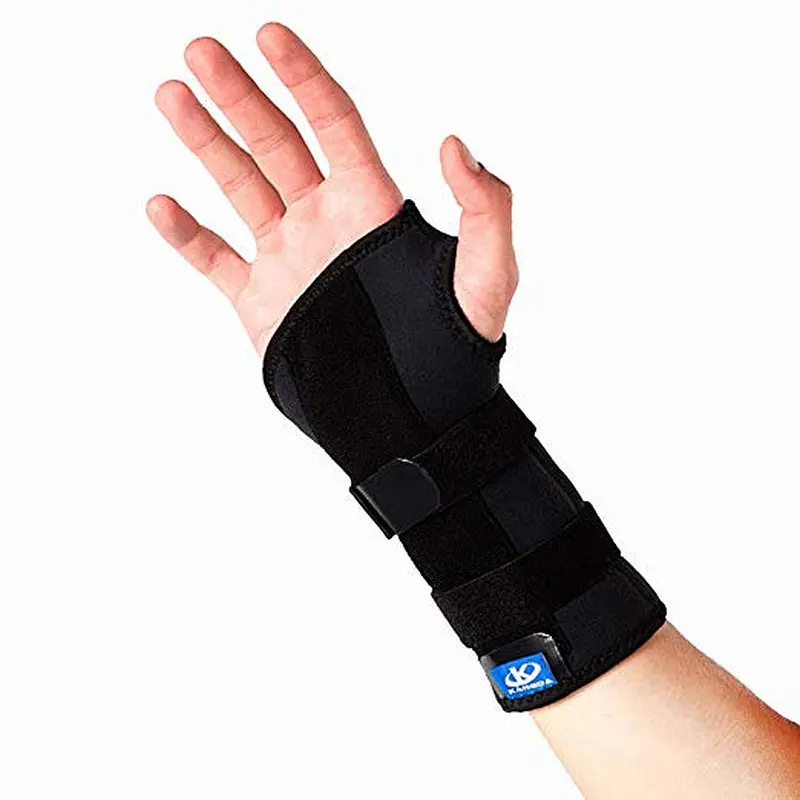 Wrist Brace Carpal Tunnel for Arthritis Tendonitis Sprain Immobilizer and Support Removable Splint Adjustable Both Hands