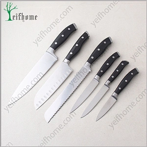 5 Piece kitchen knife block set kitchen knife sets