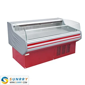 Hot sale supermarket refrigerator for fresh meat refrigerated showcase (SUNRRY SY-FMS2500W)