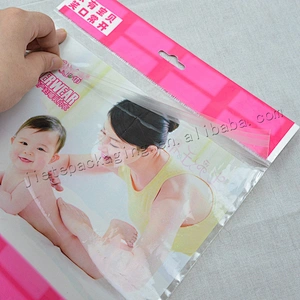 Transparent plastic clothes packaging bag with self-adhesive for toys, supermarkets, gifts