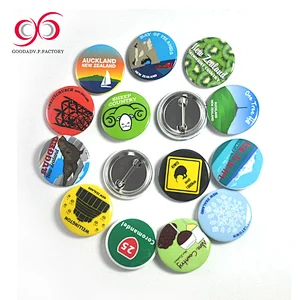 Guangzhou factory custom pvc cartoon button badge magnet 44mm