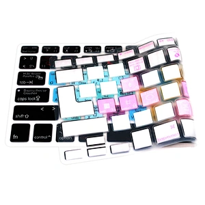 for Ado be Illustrator AI Silicone Laptop With Spanish Keyboard Skin silicone keyboard skin For macbook pro laptop