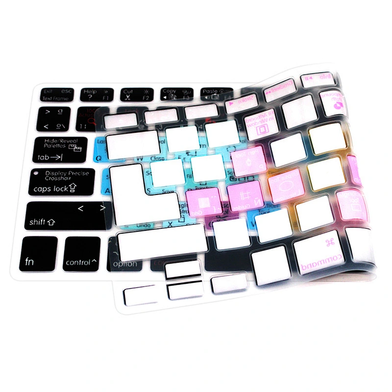 for Ado be Illustrator AI Silicone Laptop With Spanish Keyboard Skin silicone keyboard skin For macbook pro laptop