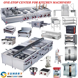 Chinese commercial automatic stainless steel electric and gas kitchen equipment for restaurant and hotel (SY-CKE3)