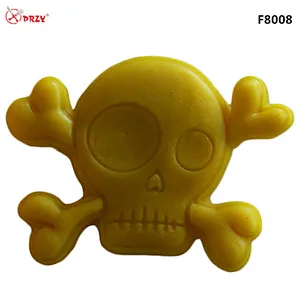 DIY New Style Silicone Baking Cake Mold Halloween Skull Head Mask Mould Handmade Soap Molds