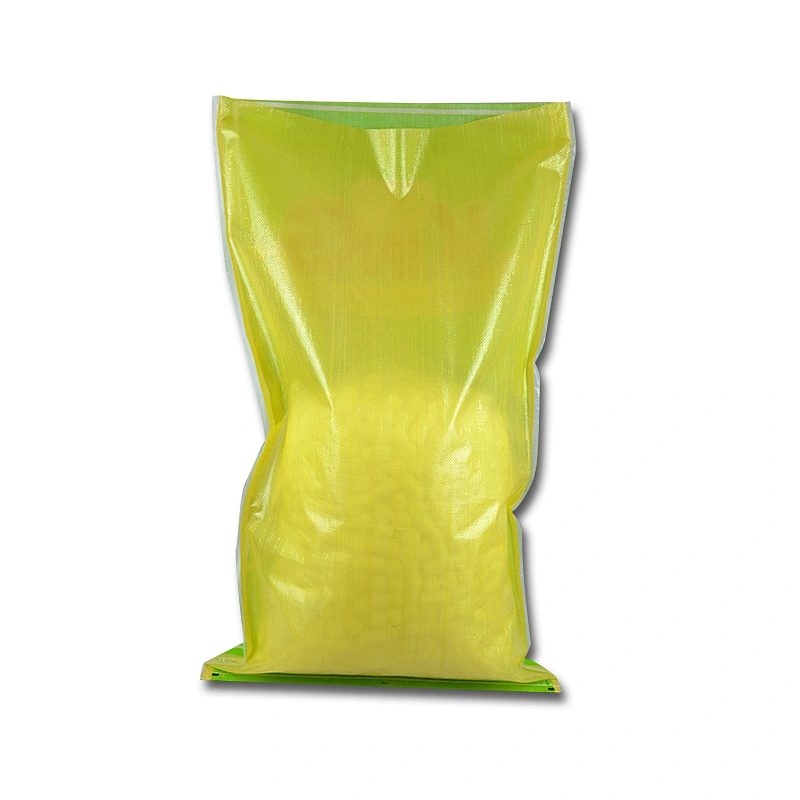 Green printed PP Woven Bag Rice Bag Fertilizer Bag Export To Mexico