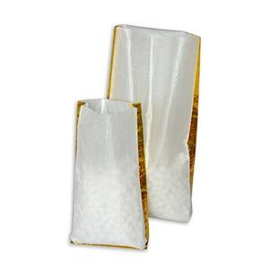 agricultural use foil laminated gold color printing pp woven basmati rice packaging bag 25kg