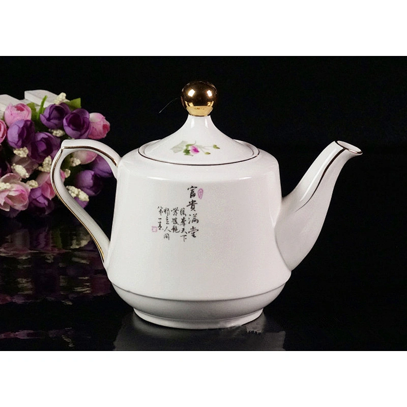 Traditional tea ware bone cup carved floral pattern cup for house