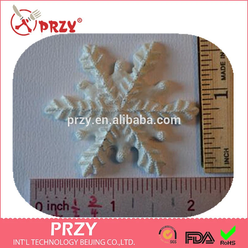 F3056 PRZY Snowflake Silicone Rubber Silicone Findant Mold