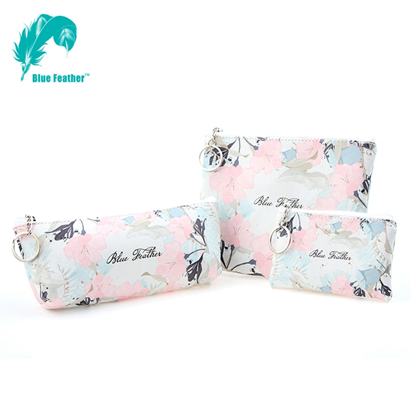 Factory travel makeup bag custom logo cosmetic bag