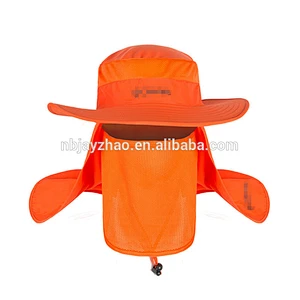 Waterproof Anti Uv Full Occlusion Fishing Hat, Outdoor Climbing Cap