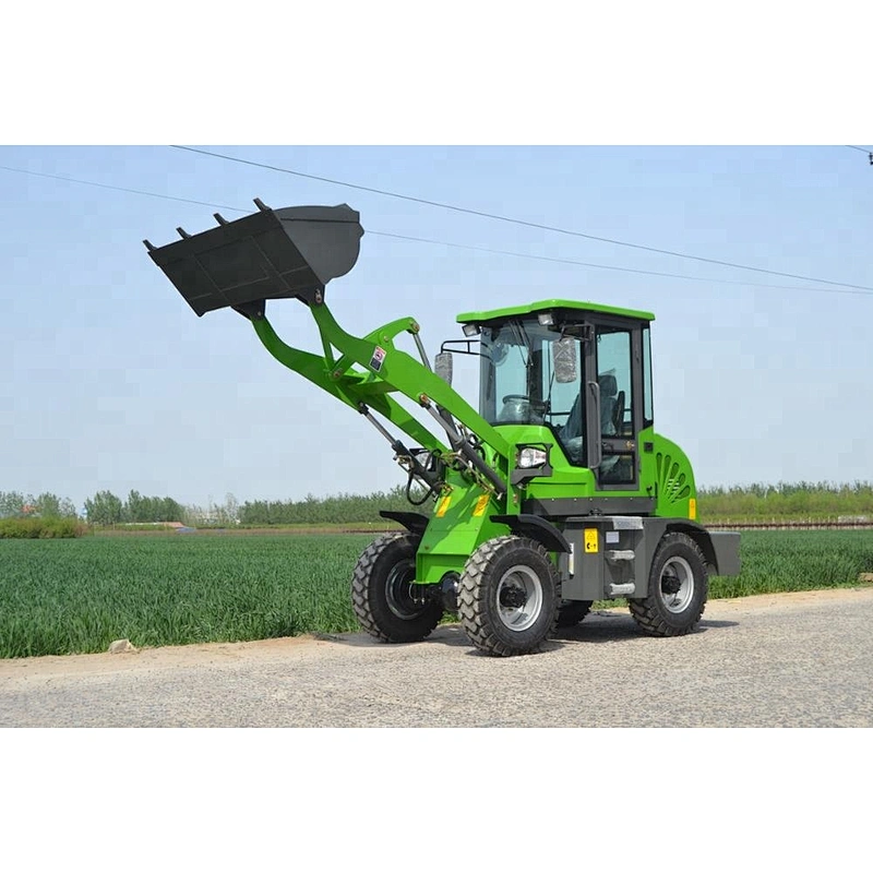 Wheel loader with joystick quick hitch YFL10
