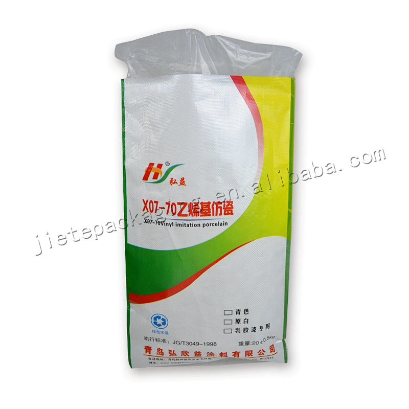 20kg laminated pp woven tile adhesive bag with lining for cement,big bag for cement