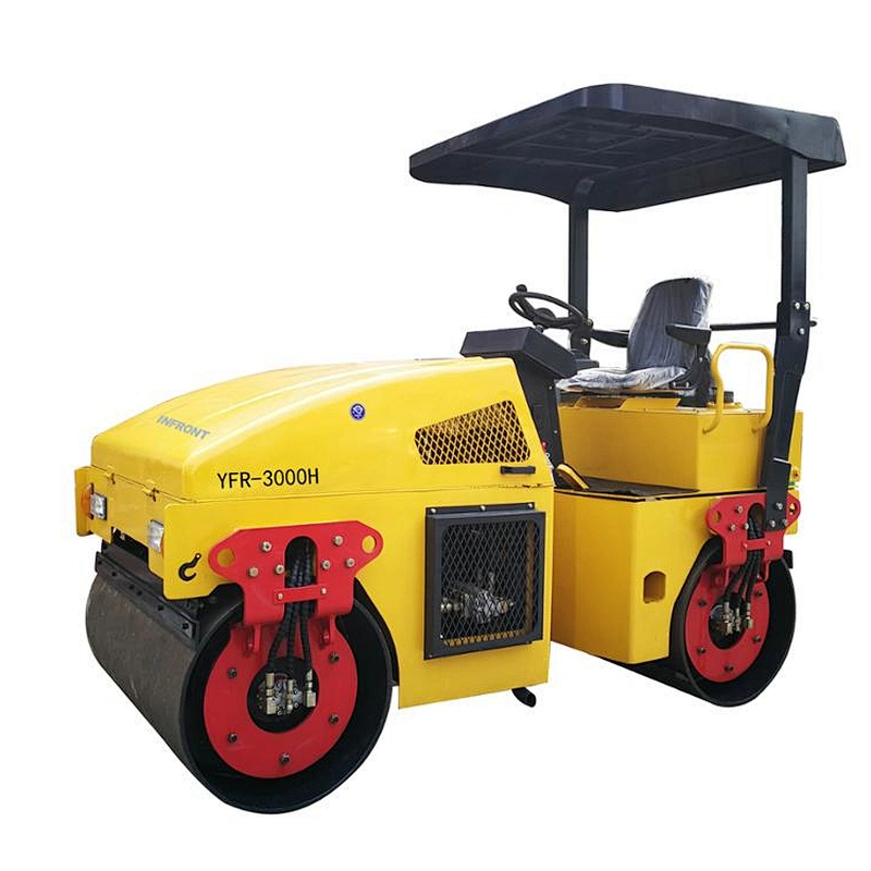 3T mini double-drum vibratory road roller YFR-3000H