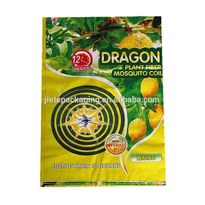 Customized moisture proof mosquito coil for plastic bags pp woven packing bag