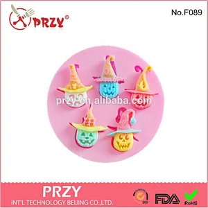 Cake decorating silicone mold halloween 3D candy chocolate mold