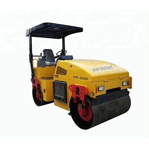 China supplier YFR-3000H 3 Ton double drum vibratory road roller