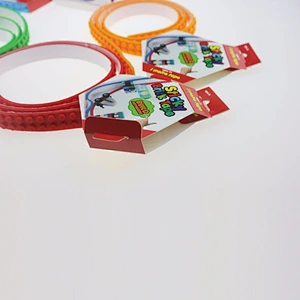Stick Brick Tape Building Block Compatible loops Roll Flexible Cuttable